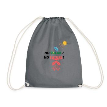 PAS D’AVENIR SOLAIRE - Sac de sport léger - gris - Devant