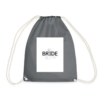 Bride to be - Turnbeutel - Grau - Vorne