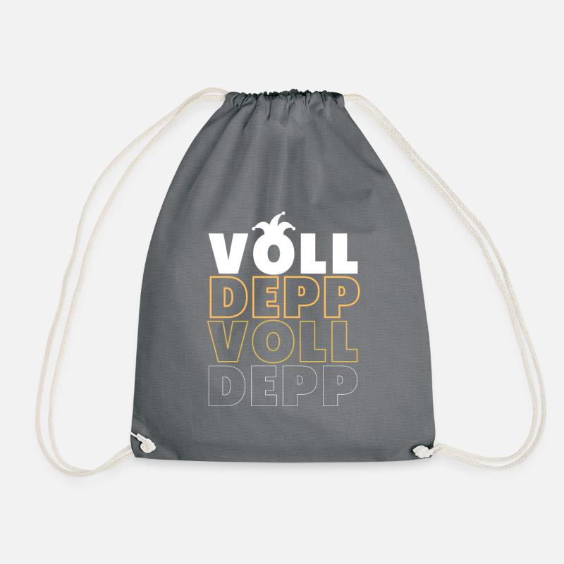 Volldepp Design - Turnbeutel - Grau