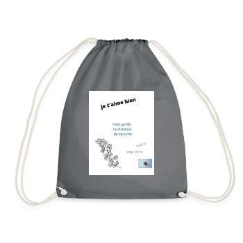 covid - Sac de sport léger - gris - Devant