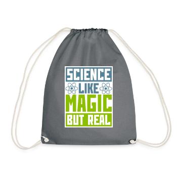 La science comme de la magie, mais un vrai professeur scientifique - Sac de sport léger - gris - Devant