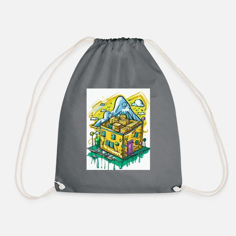 It rattles in the box - Drawstring Bag - grey