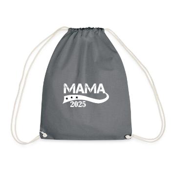 Maman 2025, future maman 2025 - Sac de sport léger - gris - Devant