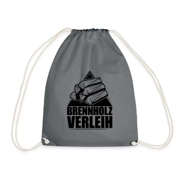 Bois de chauffage - Sac de sport léger - gris - Devant