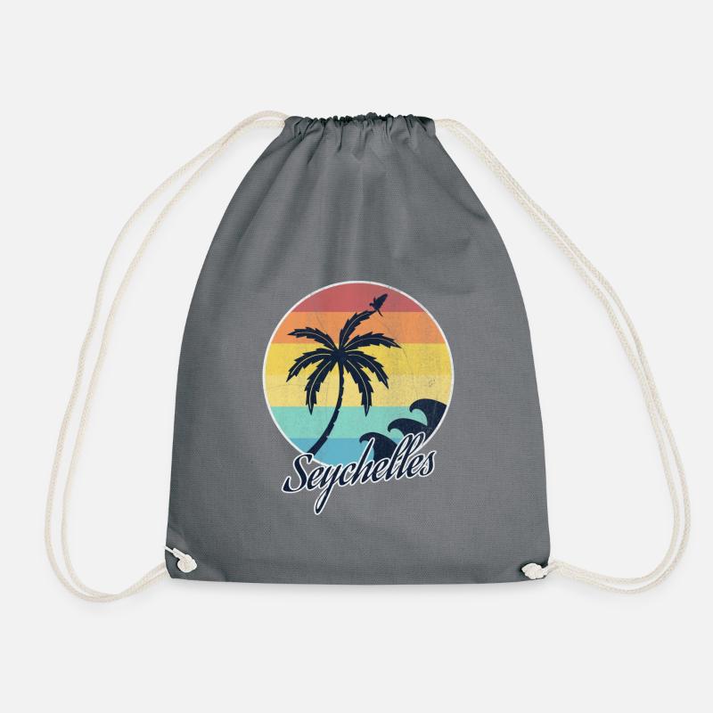 Seychellen - Turnbeutel - Grau