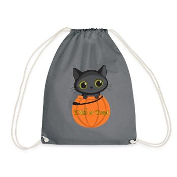 Des bonbons ou des bâtons - Sac de sport léger - gris - Devant