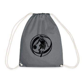 Basketteur Basketteur Basketteur Femme - Sac de sport léger - gris - Devant