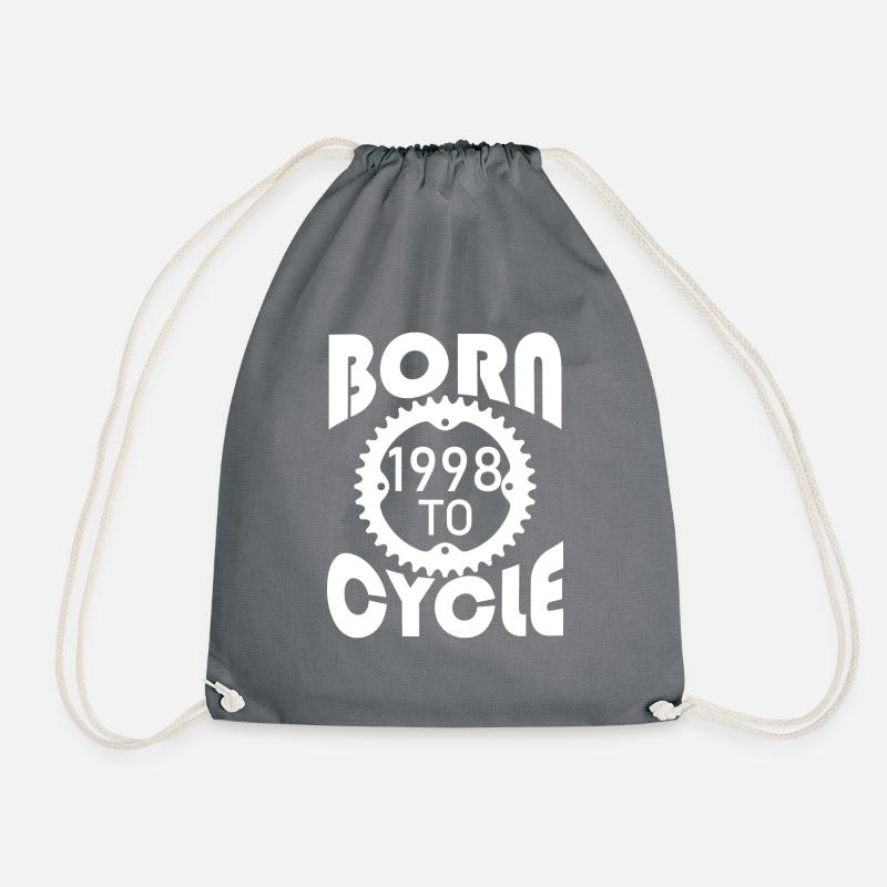 Cycle - Drawstring Bag - grey