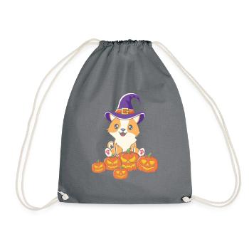 Citrouille de chat d’Halloween - Sac de sport léger - gris - Devant