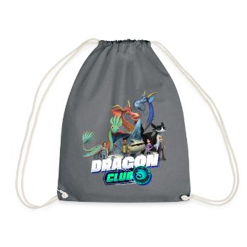 Dragons – Die 9 Welten Dragon Club Hauptcharaktere - Turnbeutel - Grau - Vorne
