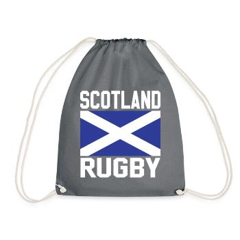 Rugby Schottland - Turnbeutel - Grau - Vorne