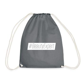Beauty expert - Drawstring Bag - grey - Front