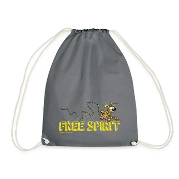 Marsupilami Free Spirit - Drawstring Bag - grey - Front