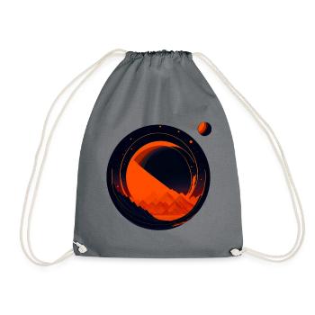Vue de l’espace / Mars 02 - Sac de sport léger - gris - Devant