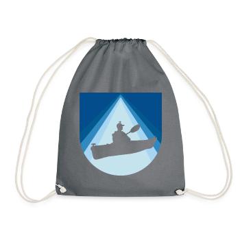 Kayaking Kayaking - Drawstring Bag - grey - Front