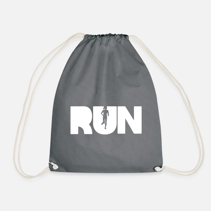 RUN - Turnbeutel - Grau
