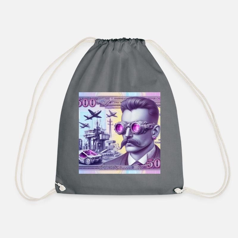 cyber note aviator - Sac de sport léger - gris