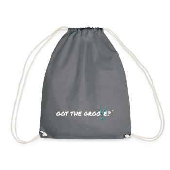 Got The Groove? - Drawstring Bag - grey - Front