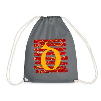 rayures e 232 d - Sac de sport léger - gris - Devant