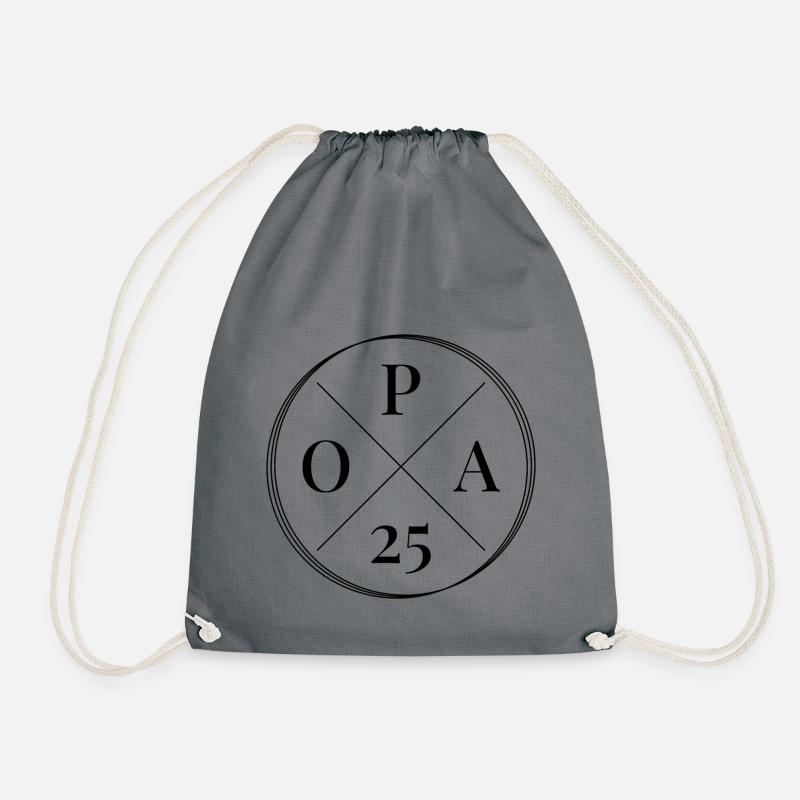 Opa 2025 - Turnbeutel - Grau