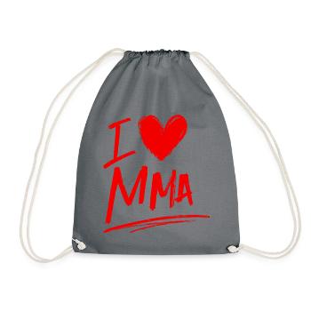J’aime Mma - Sac de sport léger - gris - Devant