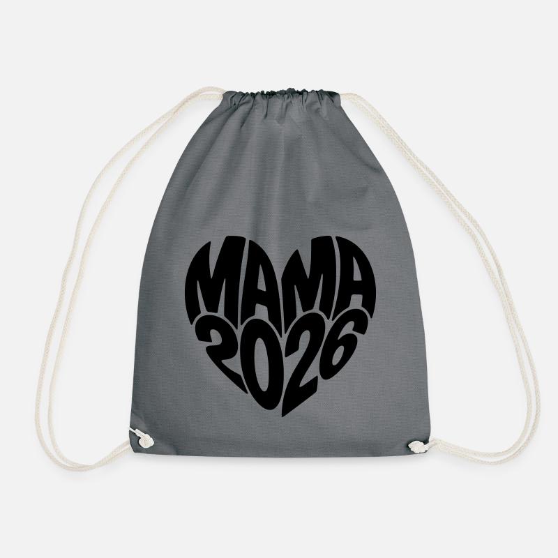 Mama 2026 - Turnbeutel - Grau