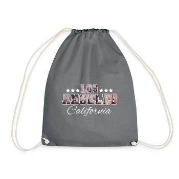 Los Angeles California - Sac de sport léger - gris - Devant