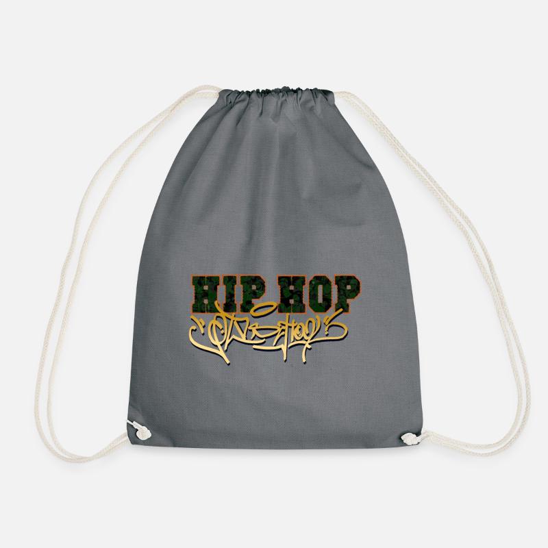 Green Hip Hop - Turnbeutel - Grau
