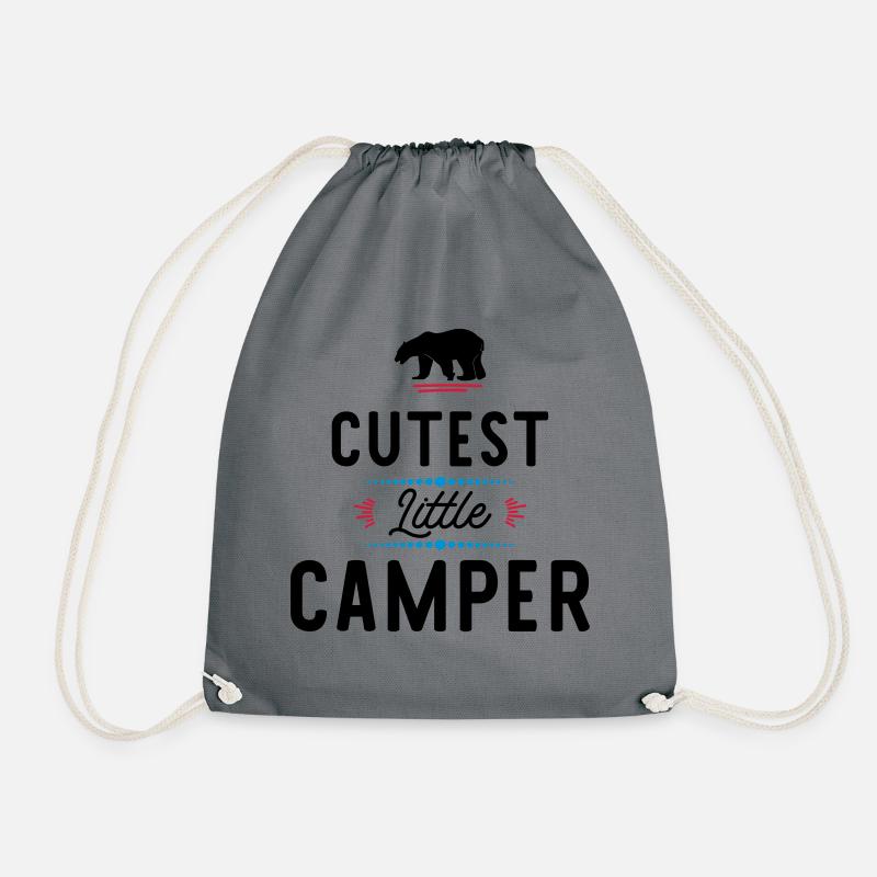camper - Drawstring Bag - grey