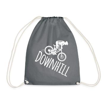 Downhill - Drawstring Bag - grey - Front