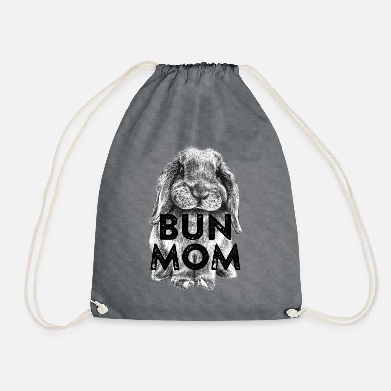Bun Mom #2 - Turnbeutel - Grau