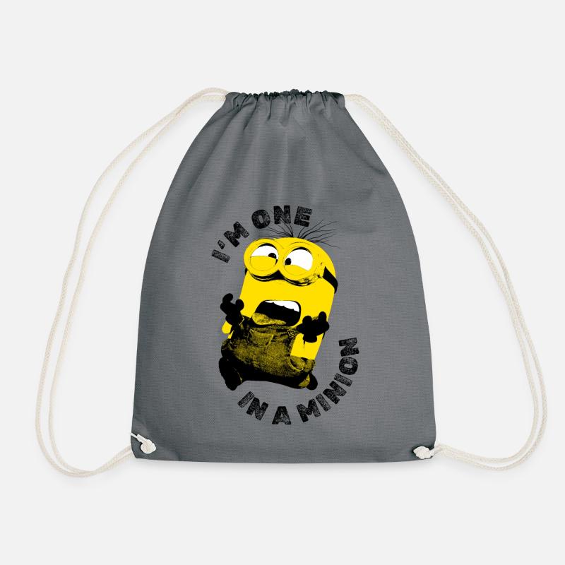 Minions I'm One In A Minion - Drawstring Bag - grey