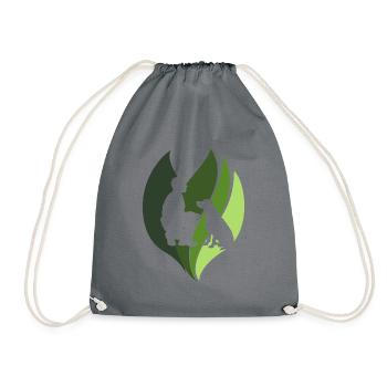 Dog Training Dog Trainer Dog Training - Drawstring Bag - grey - Front