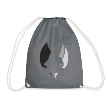 DJ Electro Disc Jockey - Drawstring Bag - grey - Front