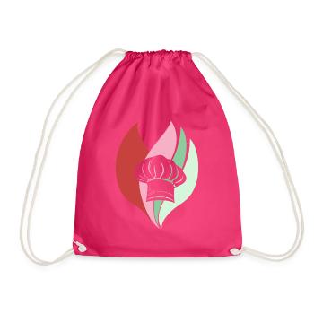 Cooking Star Chef Hobby Chef - Drawstring Bag - fuchsia - Front