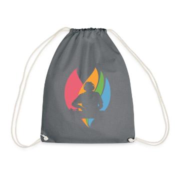 DJ Techno Rave - Sac de sport léger - gris - Devant