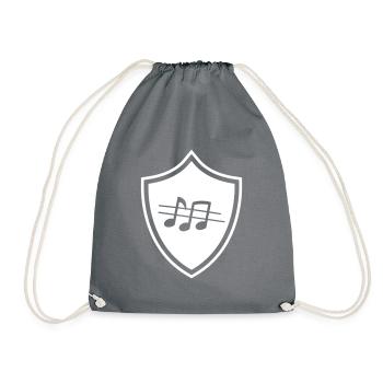 Music Sheet Music Coat of Arms - Drawstring Bag - grey - Front