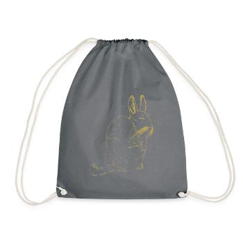 Motifs illustrés avec Viscacha - Sac de sport léger - gris - Devant