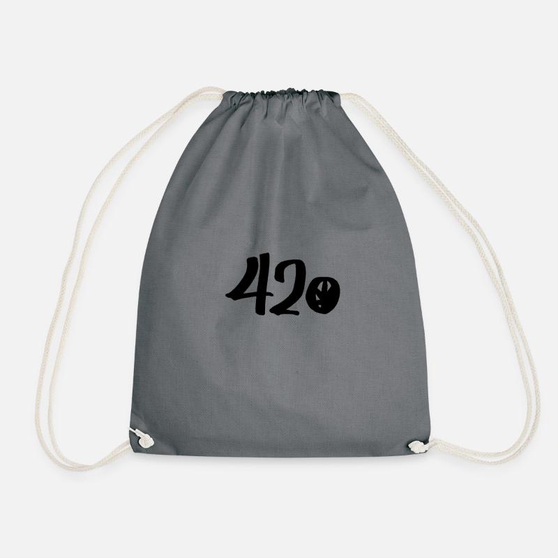 420 - Drawstring Bag - grey