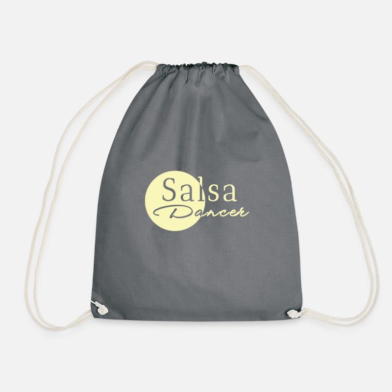 Salsa Dancer yellow - Turnbeutel - Grau