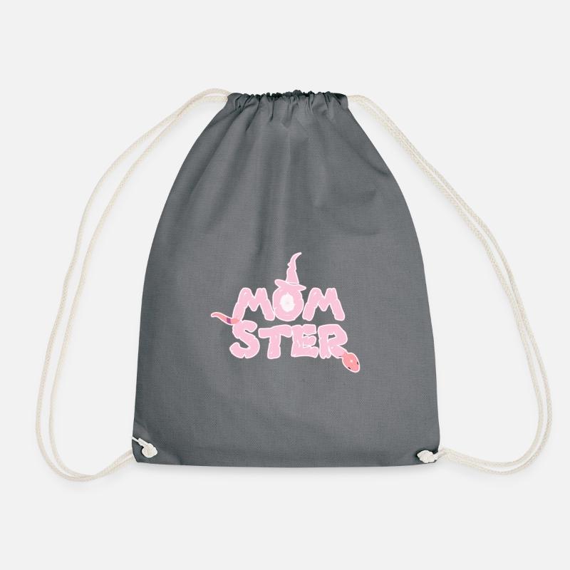 Momster - Turnbeutel - Grau