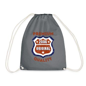 Premium Quality 2006 - Drawstring Bag - grey - Front