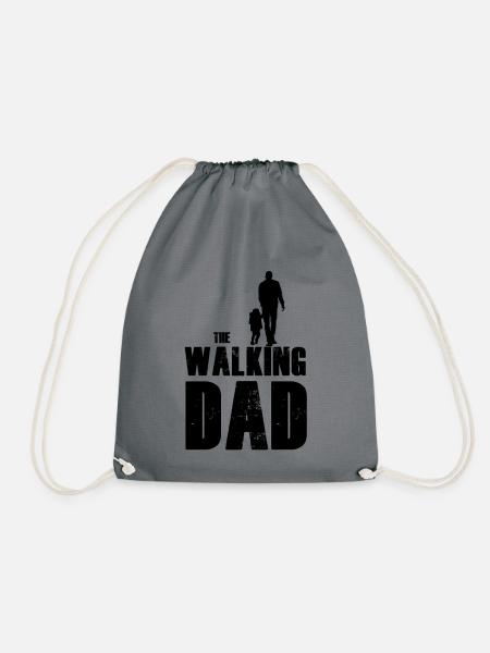 THE WALKING DAD - Turnbeutel - Grau