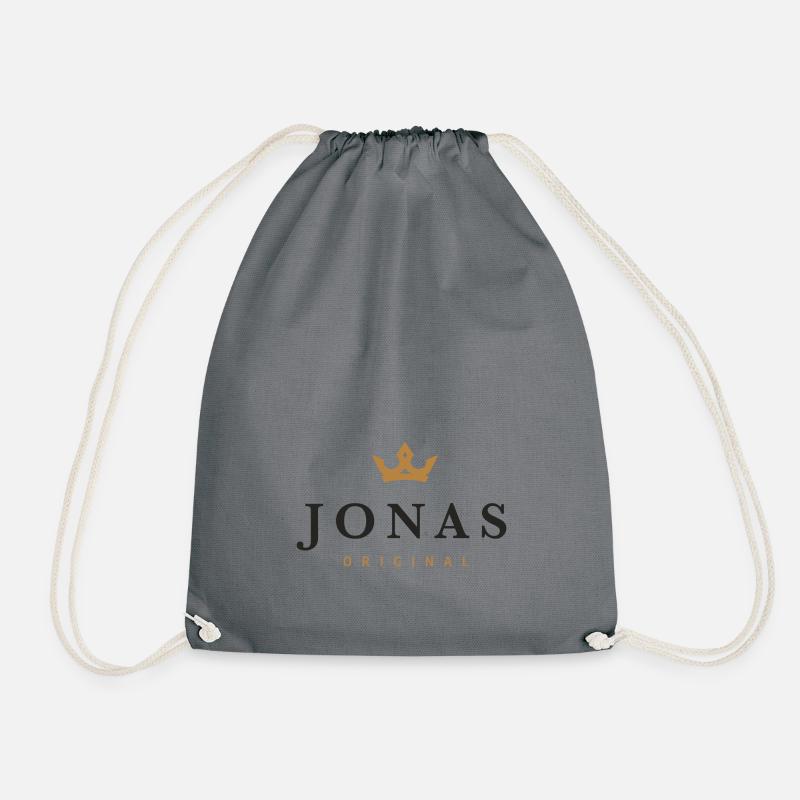 Jonas Original Family Logo - Drawstring Bag - grey