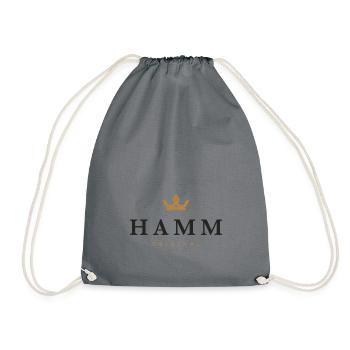 Logo original de la famille Hamm - Sac de sport léger - gris - Devant
