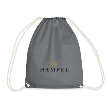 Hampel Original Family Logo - Drawstring Bag - grey - Front