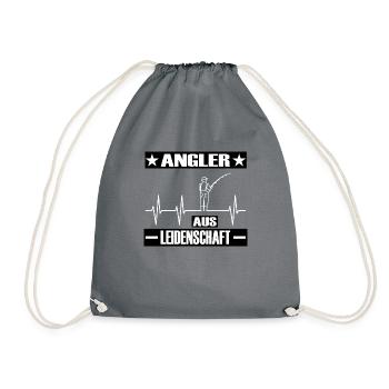 Angeln - Turnbeutel - Grau - Vorne