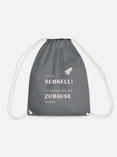 SCHNELL IST ANSICHTSSACHE - Turnbeutel - Grau