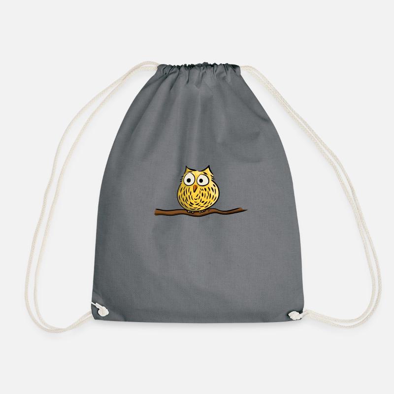 Cute owl - Turnbeutel - Grau