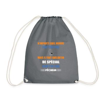 N'importe quel homme peut être père pêcheur - Sac de sport léger - gris - Devant